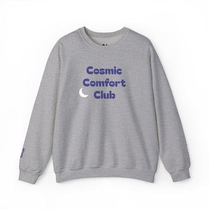 Cosmic Comfort Club Crewneck Sweatshirt — "You are enough" Sleeve