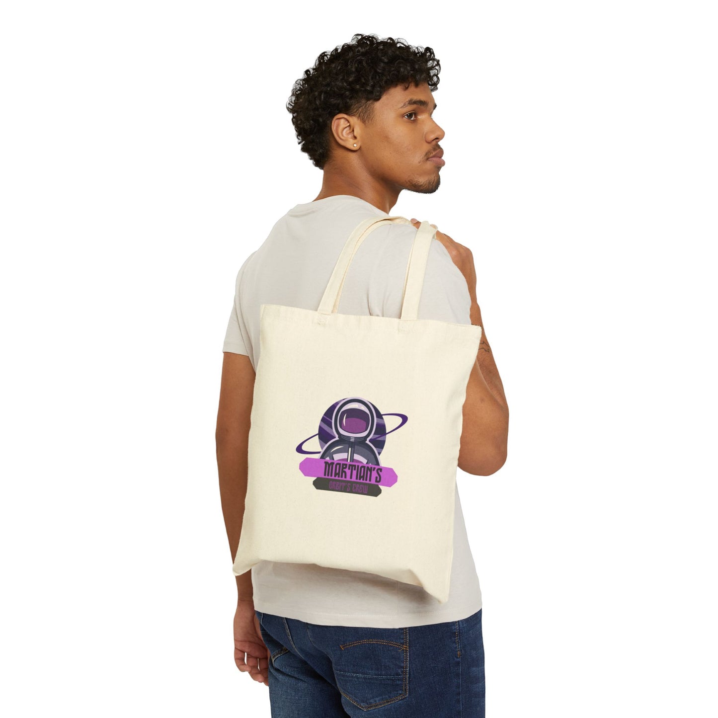 Canvas Tote Bag with the Martian