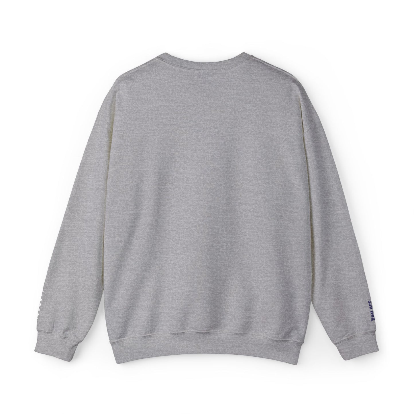 Cosmic Comfort Club Crewneck Sweatshirt — "You are enough" Sleeve