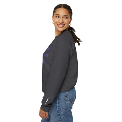 Cosmic Comfort Club Crewneck Sweatshirt — "You are enough" Sleeve