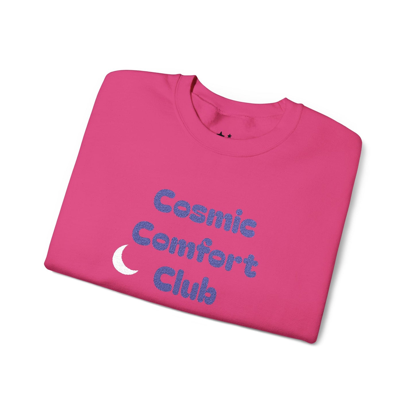 Cosmic Comfort Club Crewneck Sweatshirt — "You are enough" Sleeve