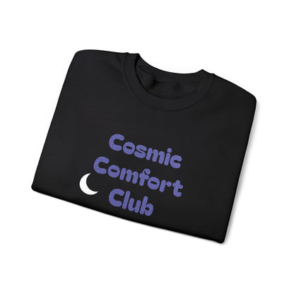 Cosmic Comfort Club Crewneck Sweatshirt — "You are enough" Sleeve