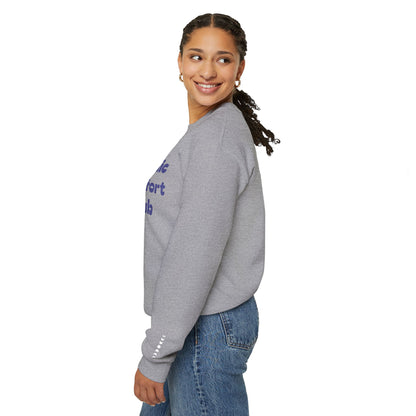 Cosmic Comfort Club Crewneck Sweatshirt — "You are enough" Sleeve