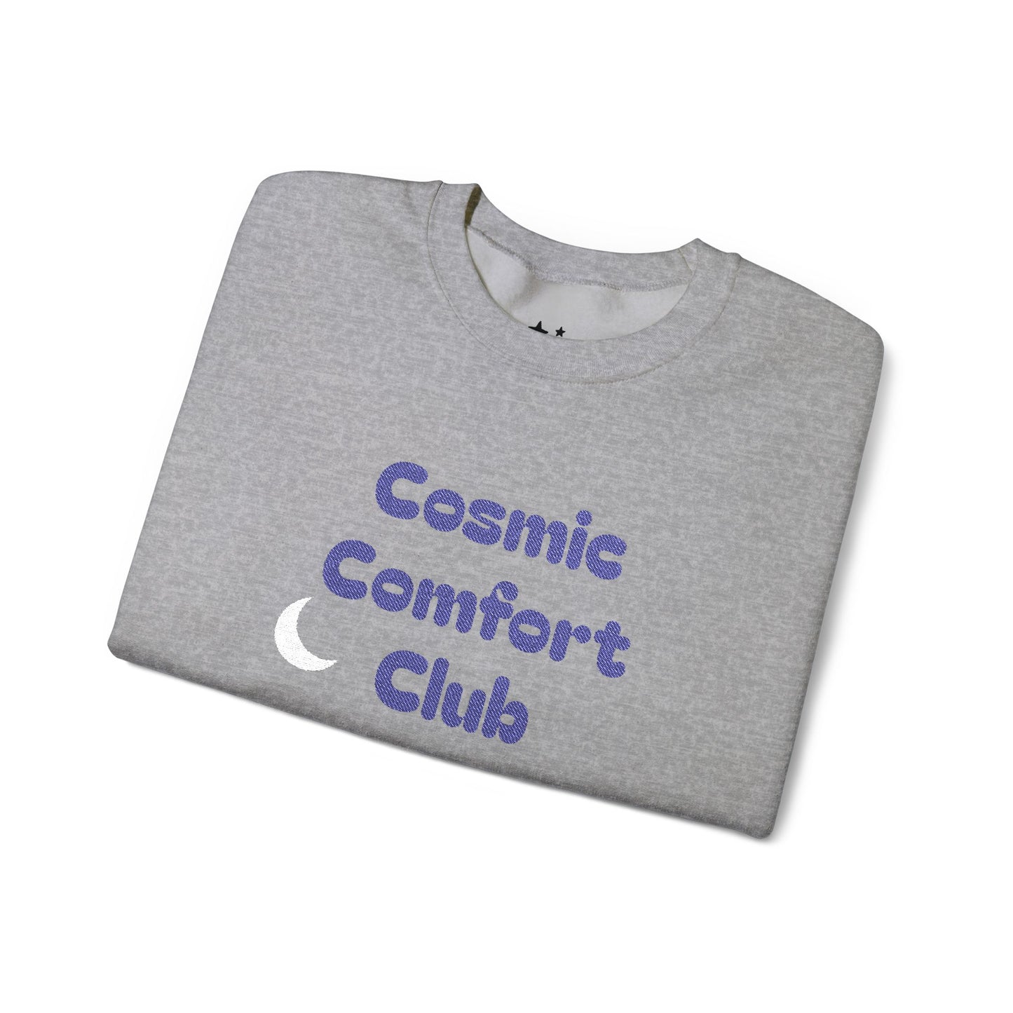Cosmic Comfort Club Crewneck Sweatshirt — "You are enough" Sleeve