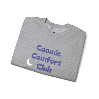Cosmic Comfort Club Crewneck Sweatshirt — "You are enough" Sleeve