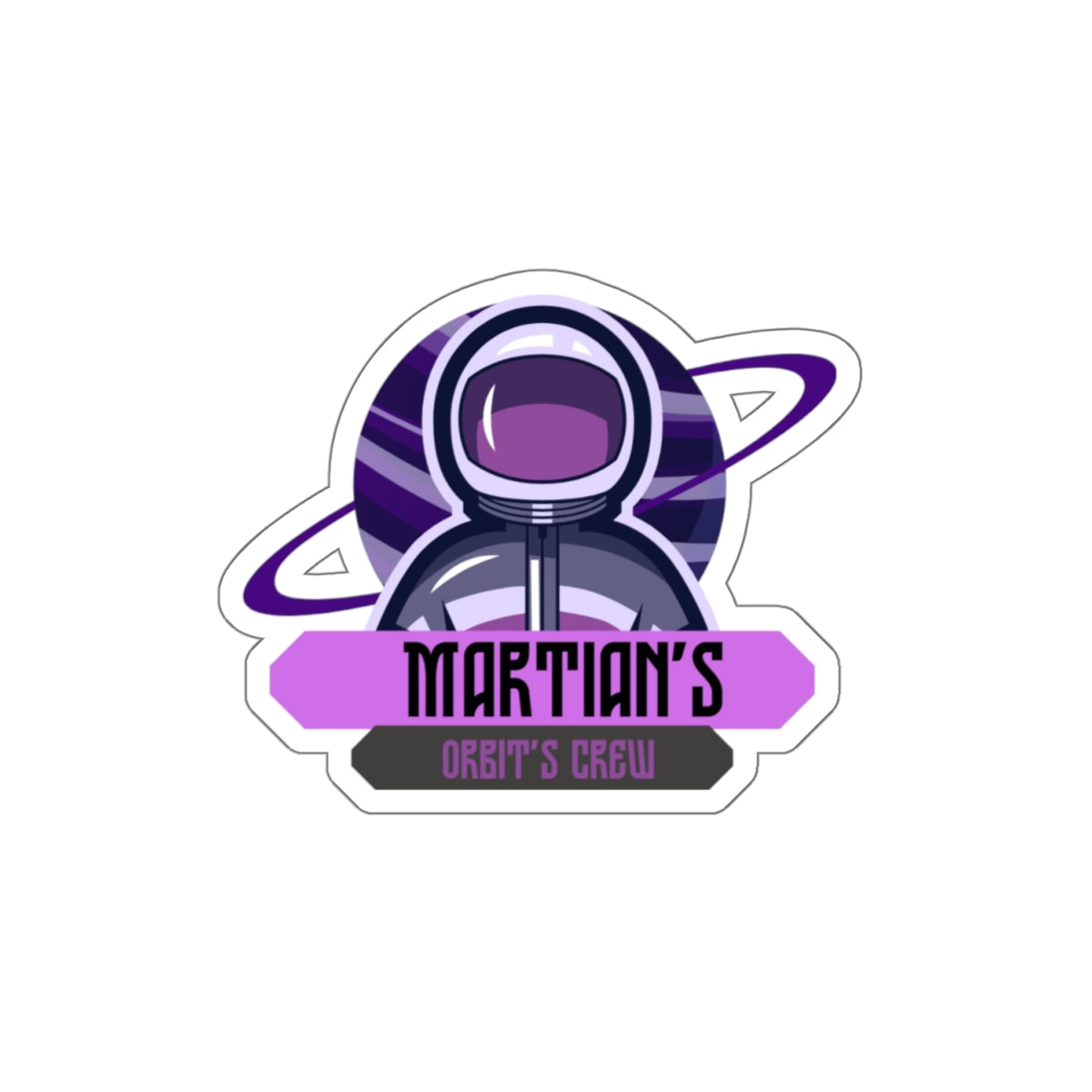 Sticker - Martian's Orbit Crew Kiss-Cut Sticker