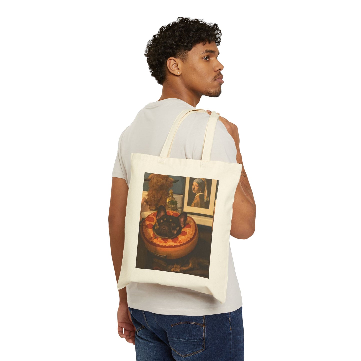 Canvas Tote Bag with the Martian