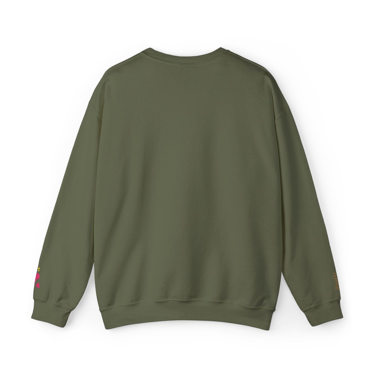Soft but Powerful Crewneck Sweatshirt — "Breathe darling" Sleeve