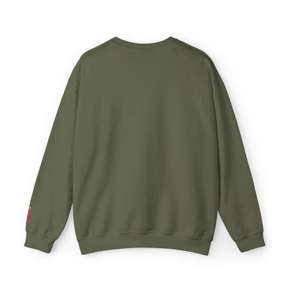 Soft but Powerful Crewneck Sweatshirt — "Breathe darling" Sleeve