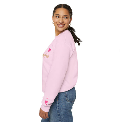 Soft but Powerful Crewneck Sweatshirt — "Breathe darling" Sleeve