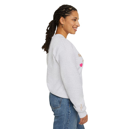 Soft but Powerful Crewneck Sweatshirt — "Breathe darling" Sleeve