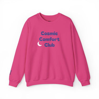 Cosmic Comfort Club Crewneck Sweatshirt — "You are enough" Sleeve