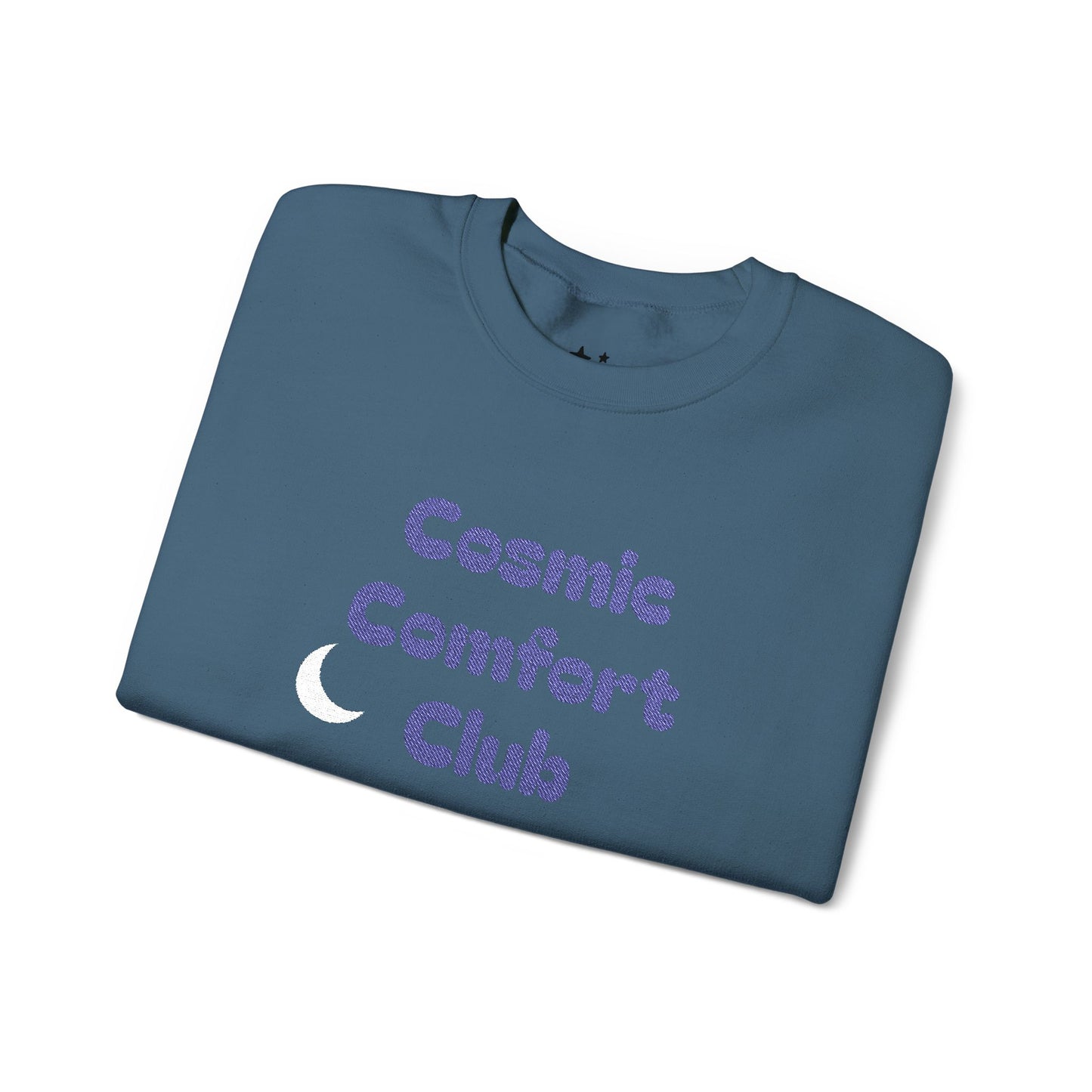 Cosmic Comfort Club Crewneck Sweatshirt — "You are enough" Sleeve