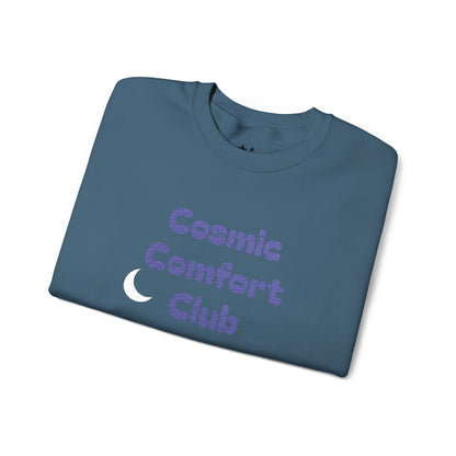 Cosmic Comfort Club Crewneck Sweatshirt — "You are enough" Sleeve