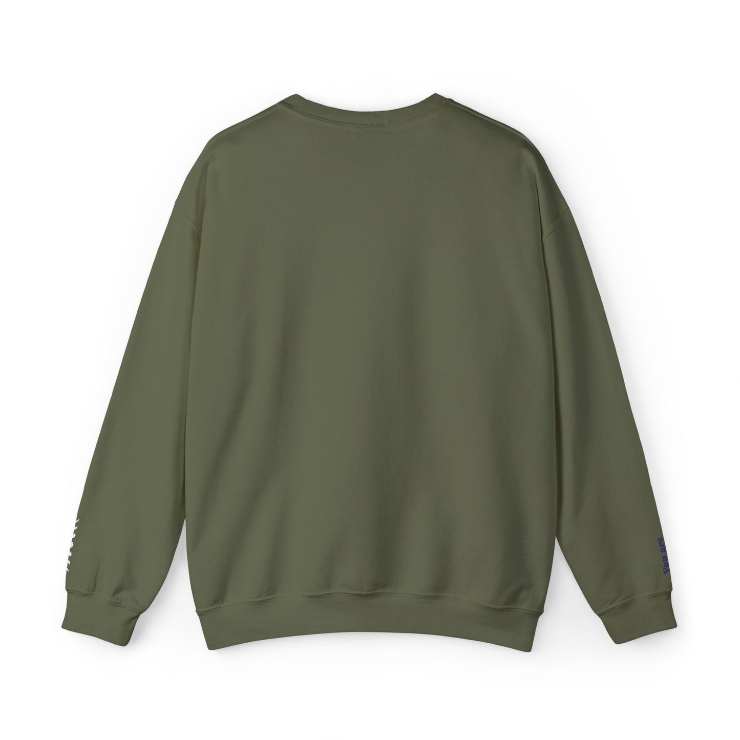 Cosmic Comfort Club Crewneck Sweatshirt — "You are enough" Sleeve