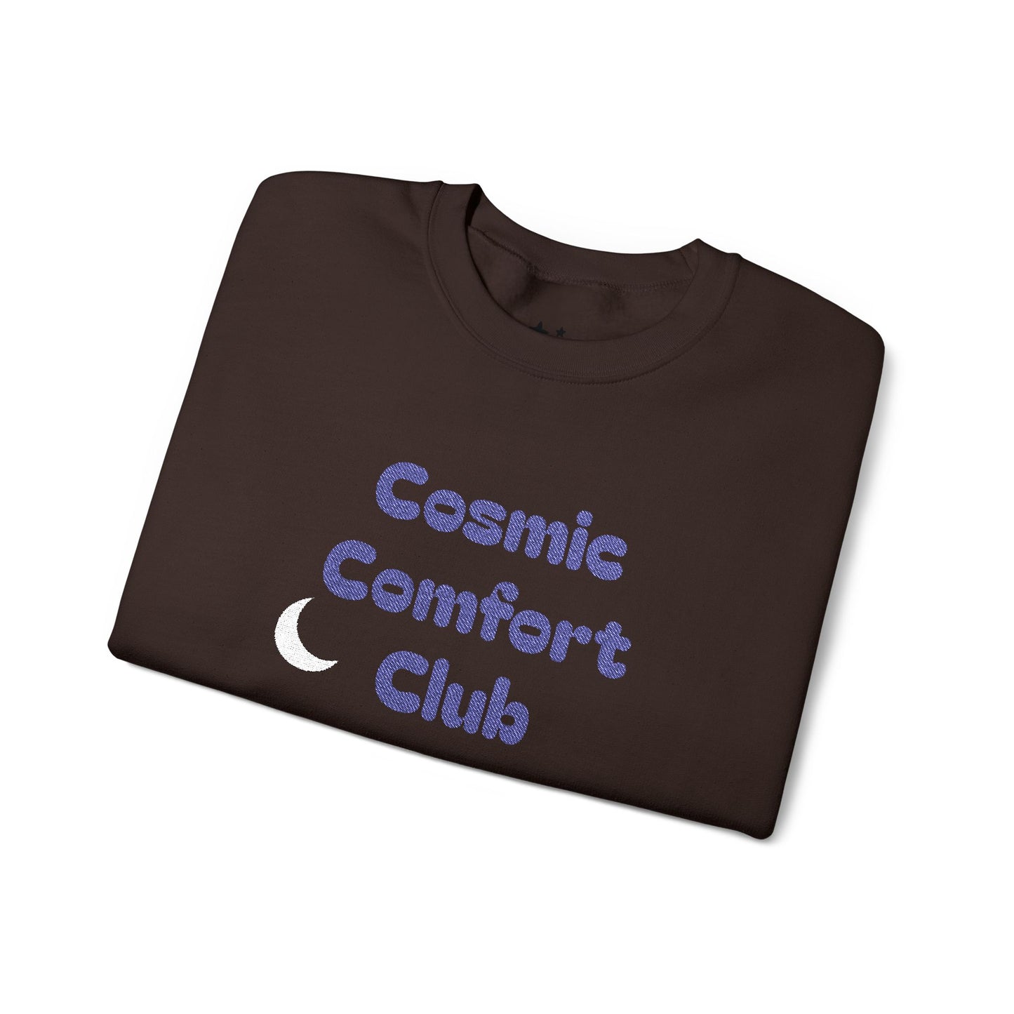 Cosmic Comfort Club Crewneck Sweatshirt — "You are enough" Sleeve