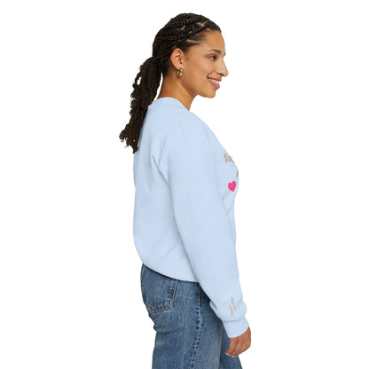 Soft but Powerful Crewneck Sweatshirt — "Breathe darling" Sleeve