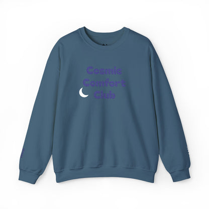 Cosmic Comfort Club Crewneck Sweatshirt — "You are enough" Sleeve