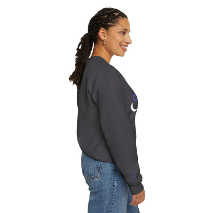 Cosmic Comfort Club Crewneck Sweatshirt — "You are enough" Sleeve