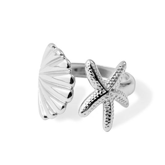 Ocean ring silver