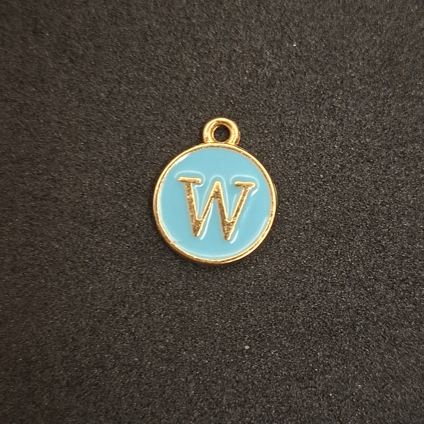 Coloured letter charms