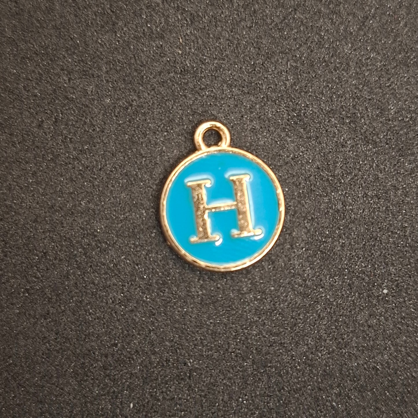 Coloured letter charms
