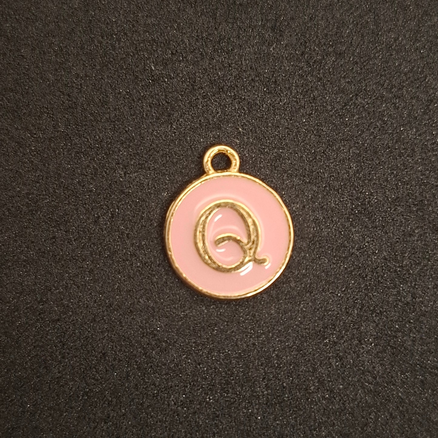 Coloured letter charms
