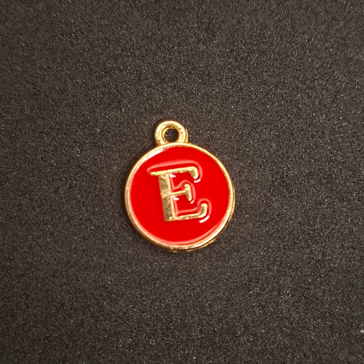 Coloured letter charms