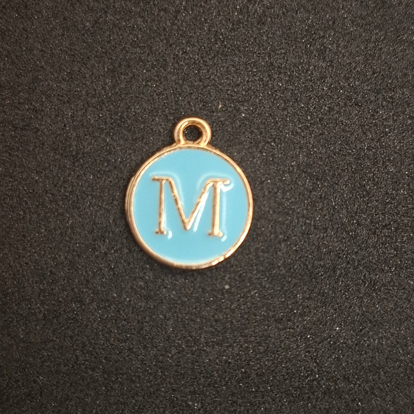 Coloured letter charms