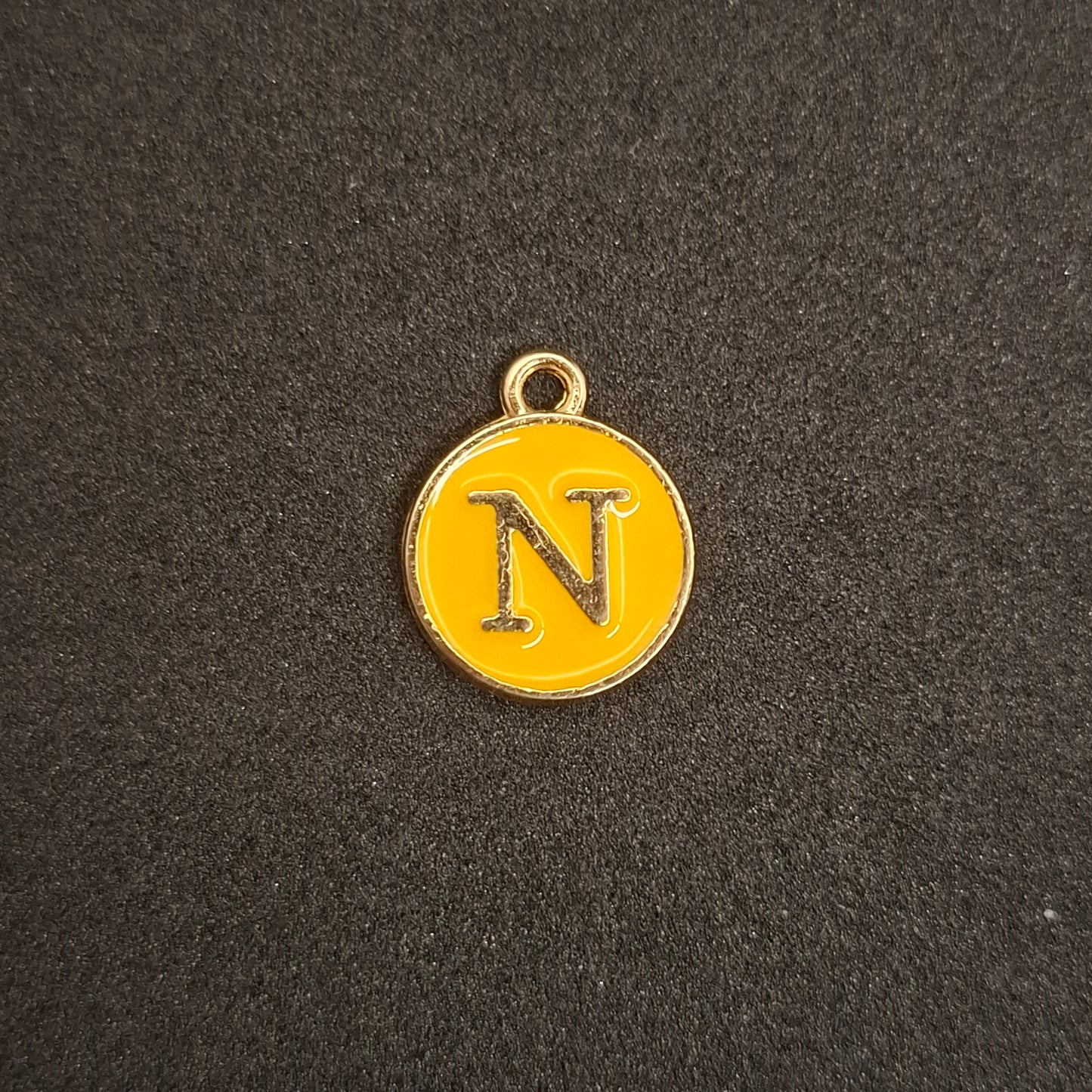 Coloured letter charms