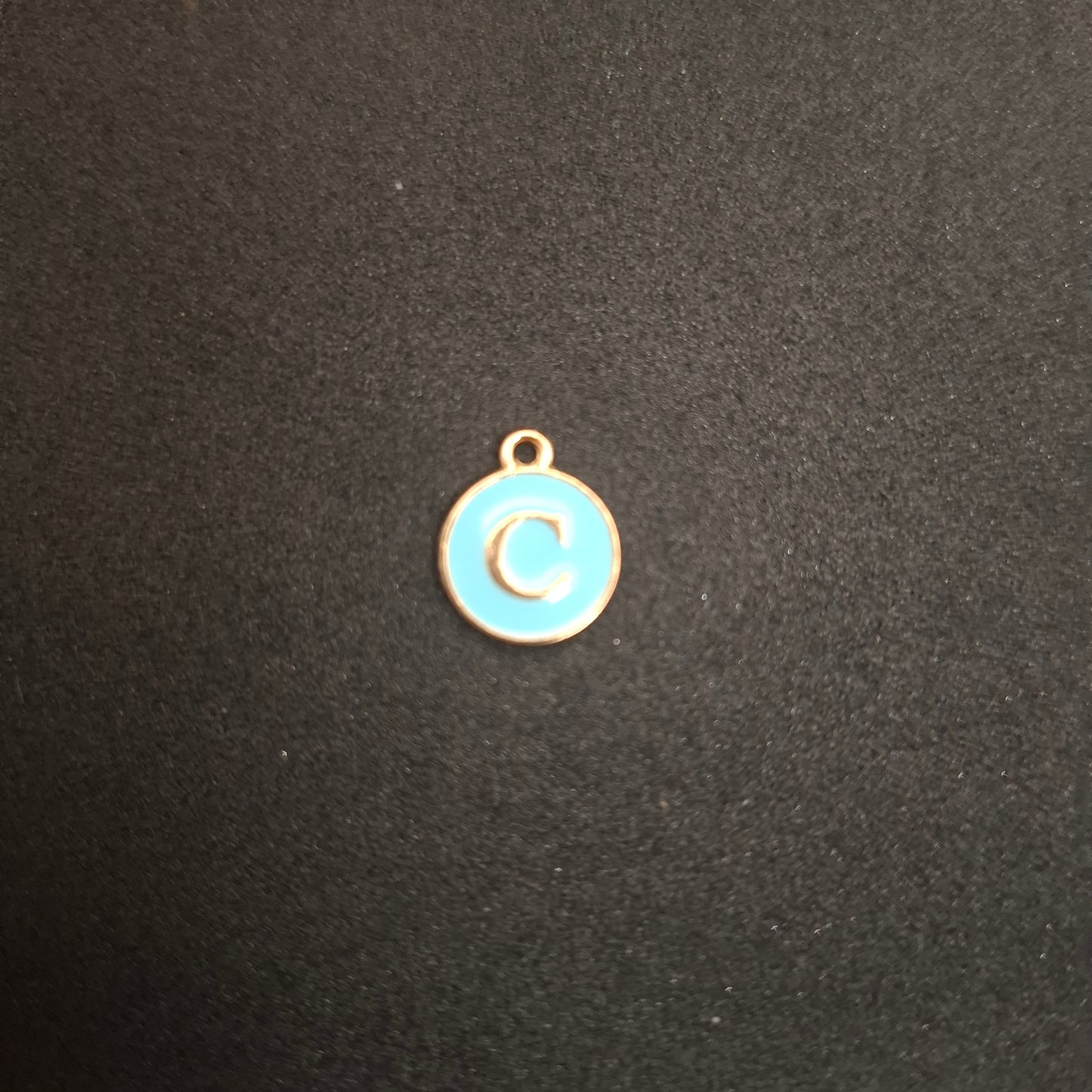 Coloured letter charms