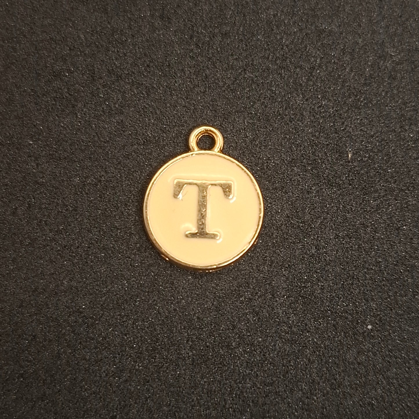 Coloured letter charms
