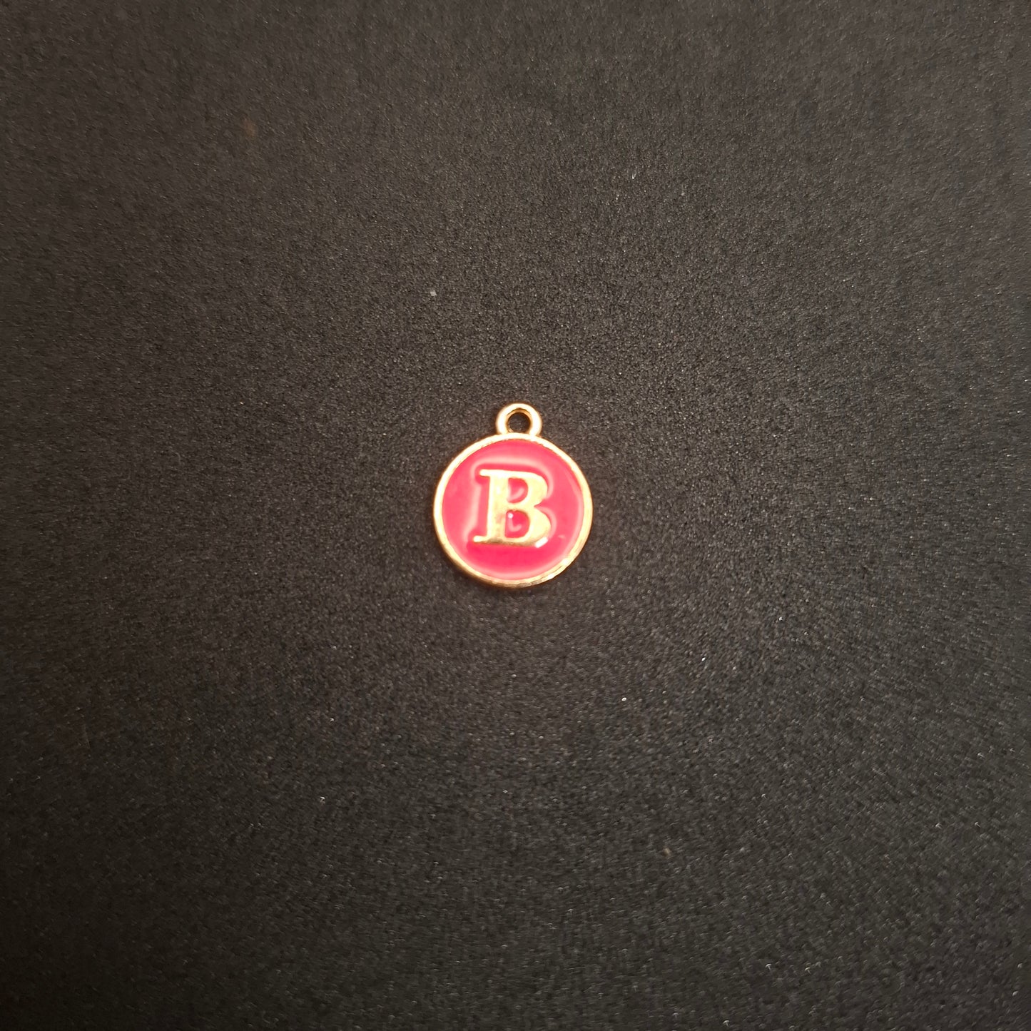 Coloured letter charms