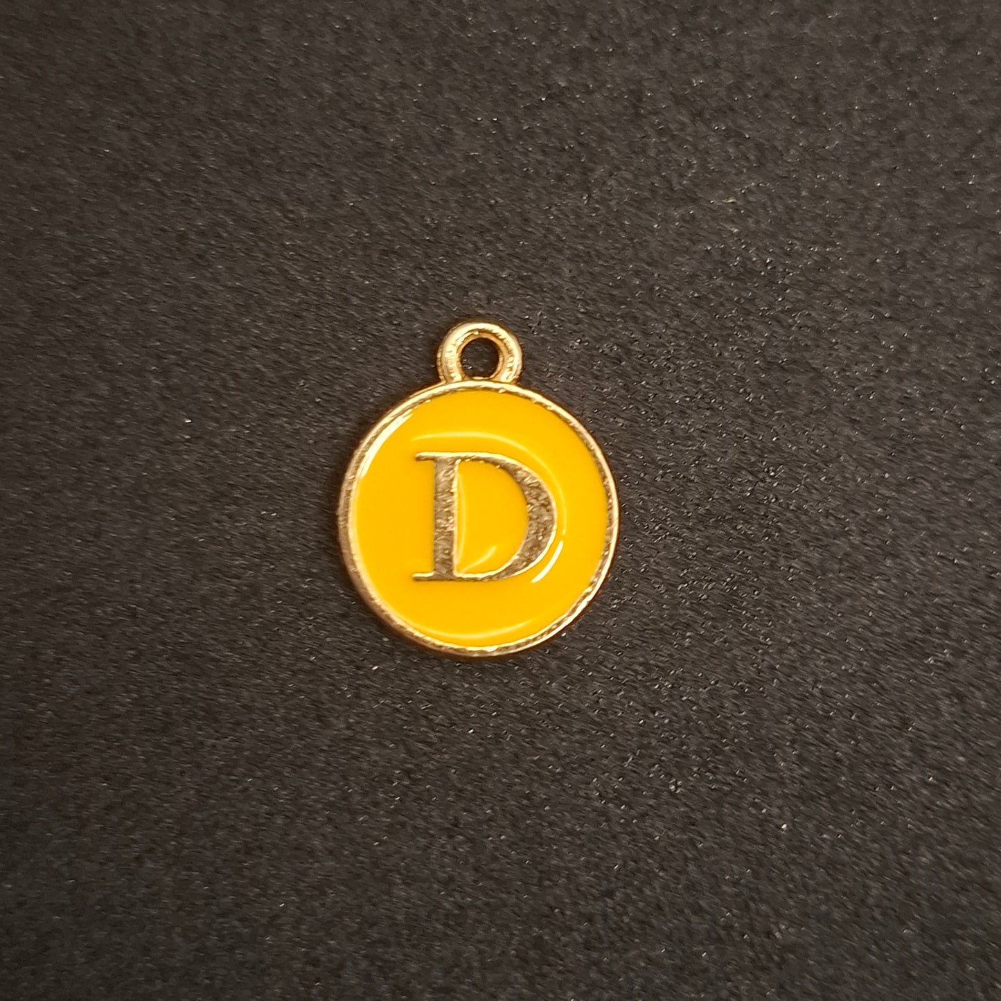 Coloured letter charms