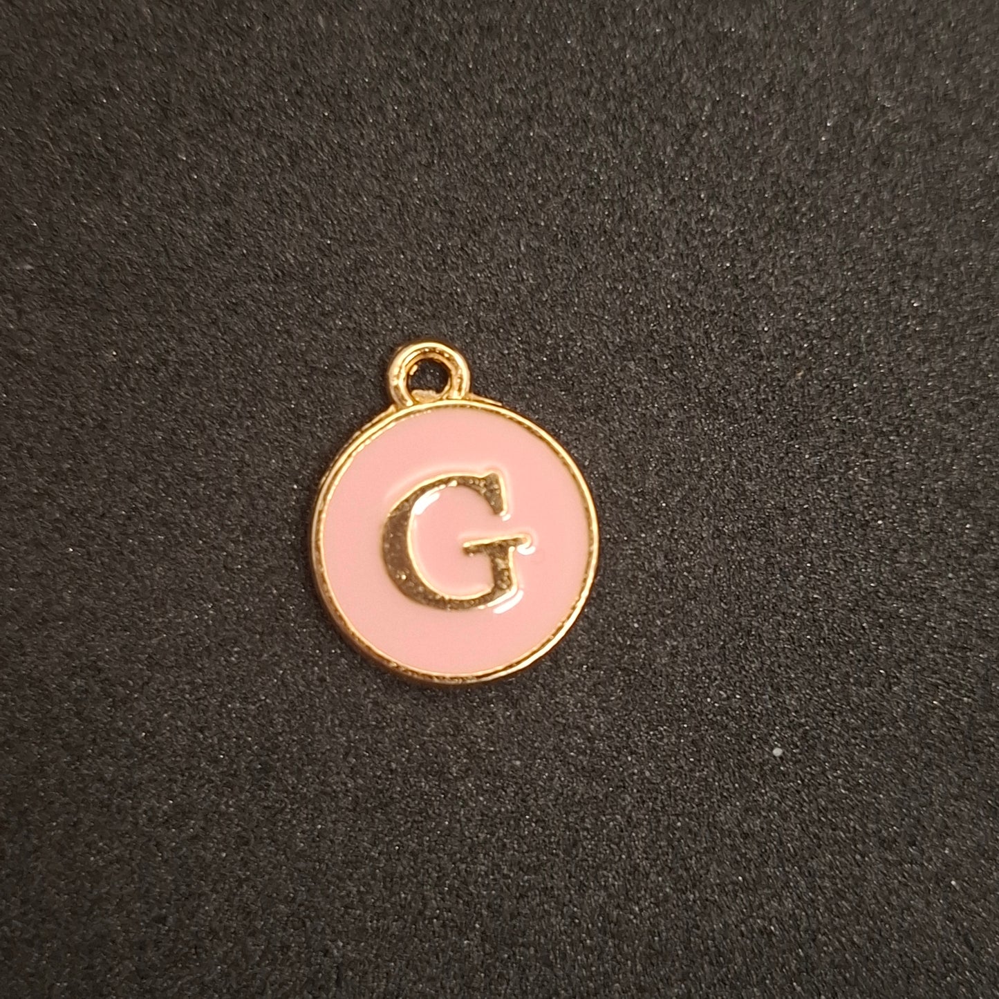 Coloured letter charms