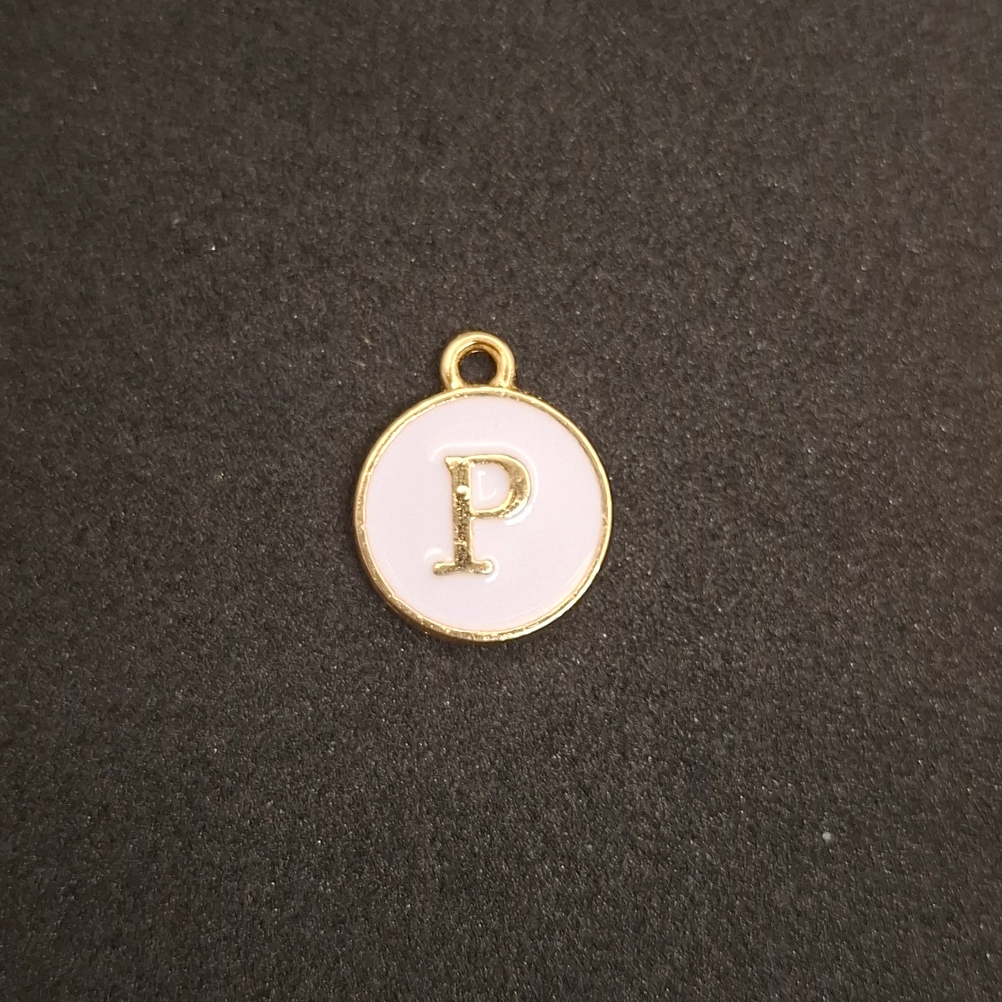 Coloured letter charms