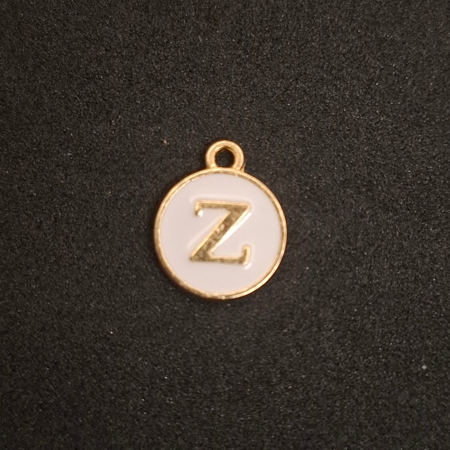 Coloured letter charms
